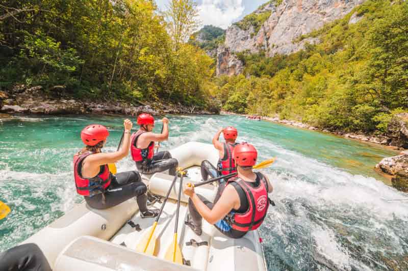 rafting i hiking