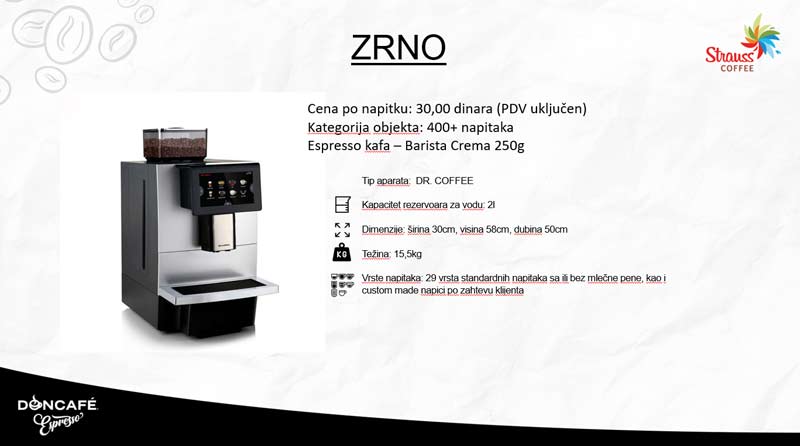 espresso aparat na zrno