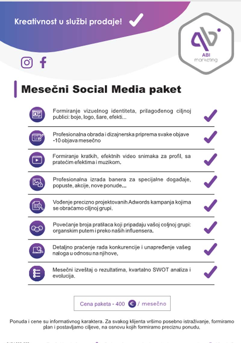 instagram reklamiranje
