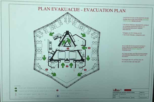 evakuacioni plan avalski toranj