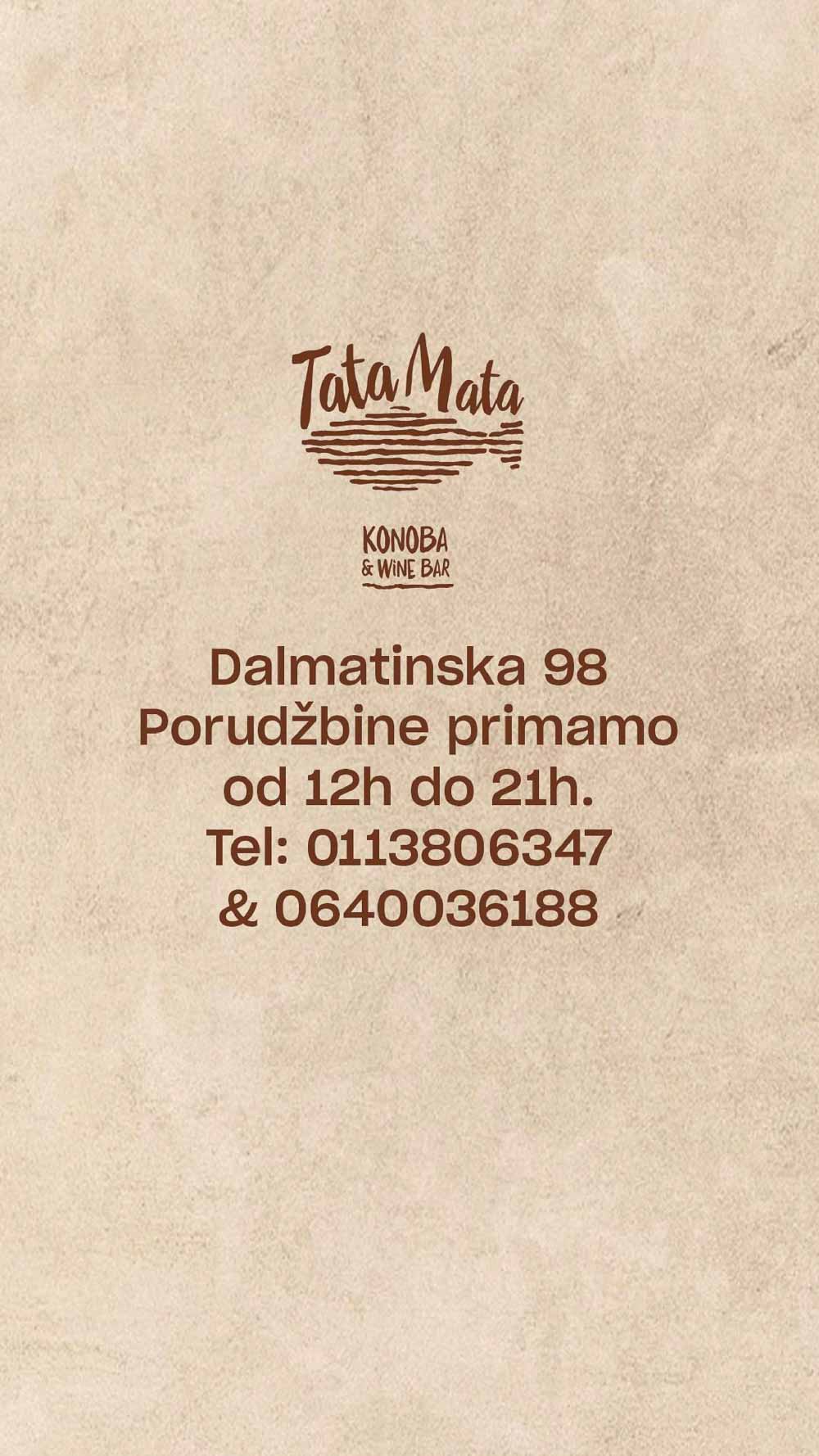 restoran tata mata cenovnik