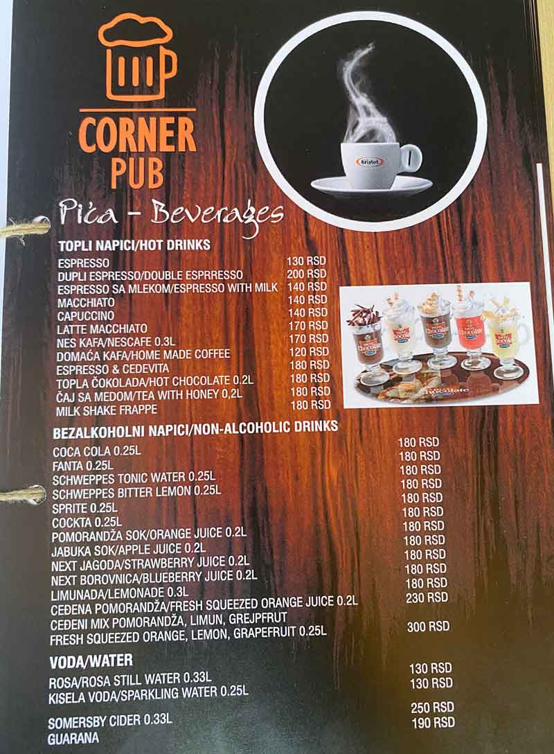 corner pub
