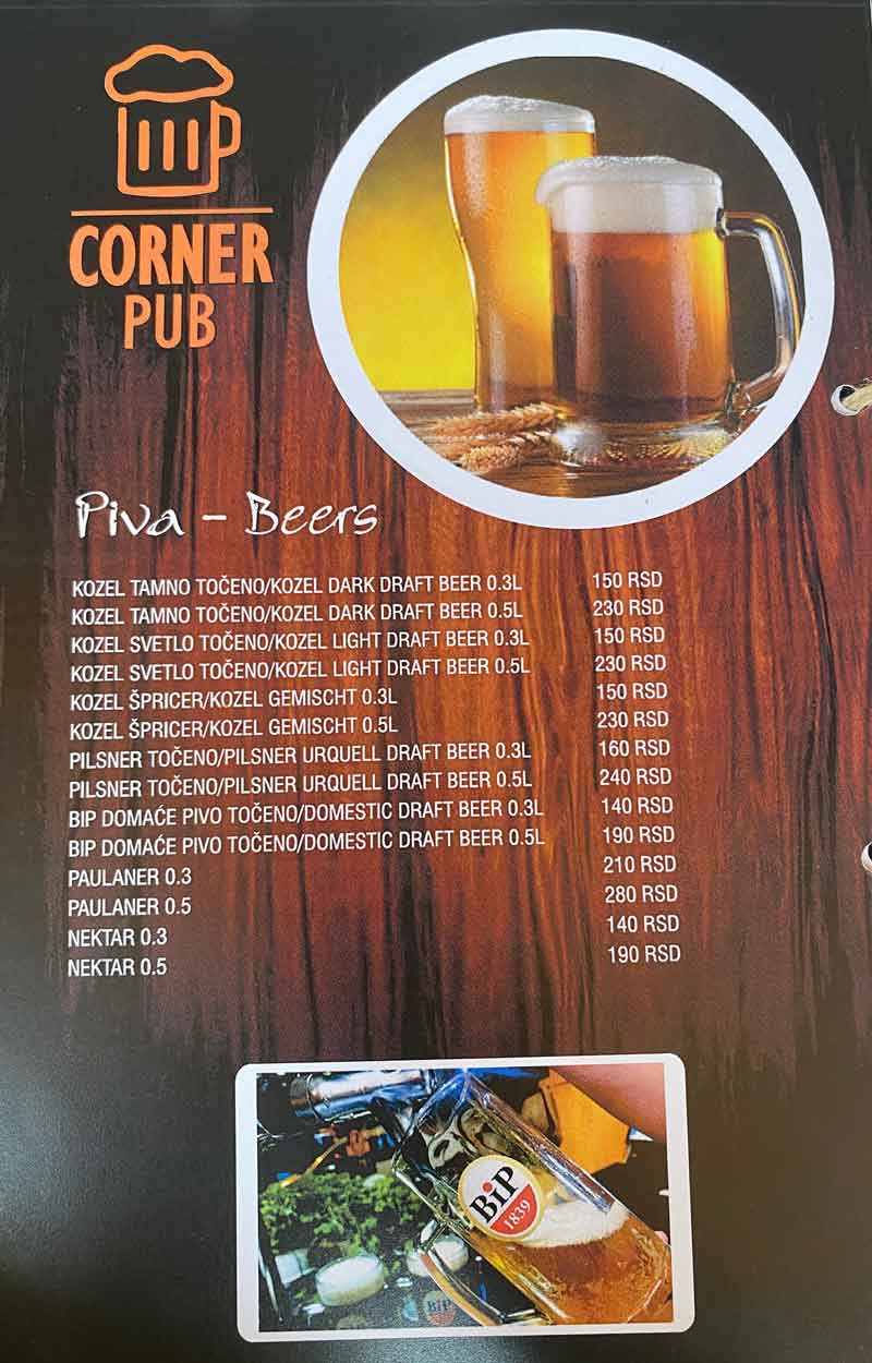 corner pub
