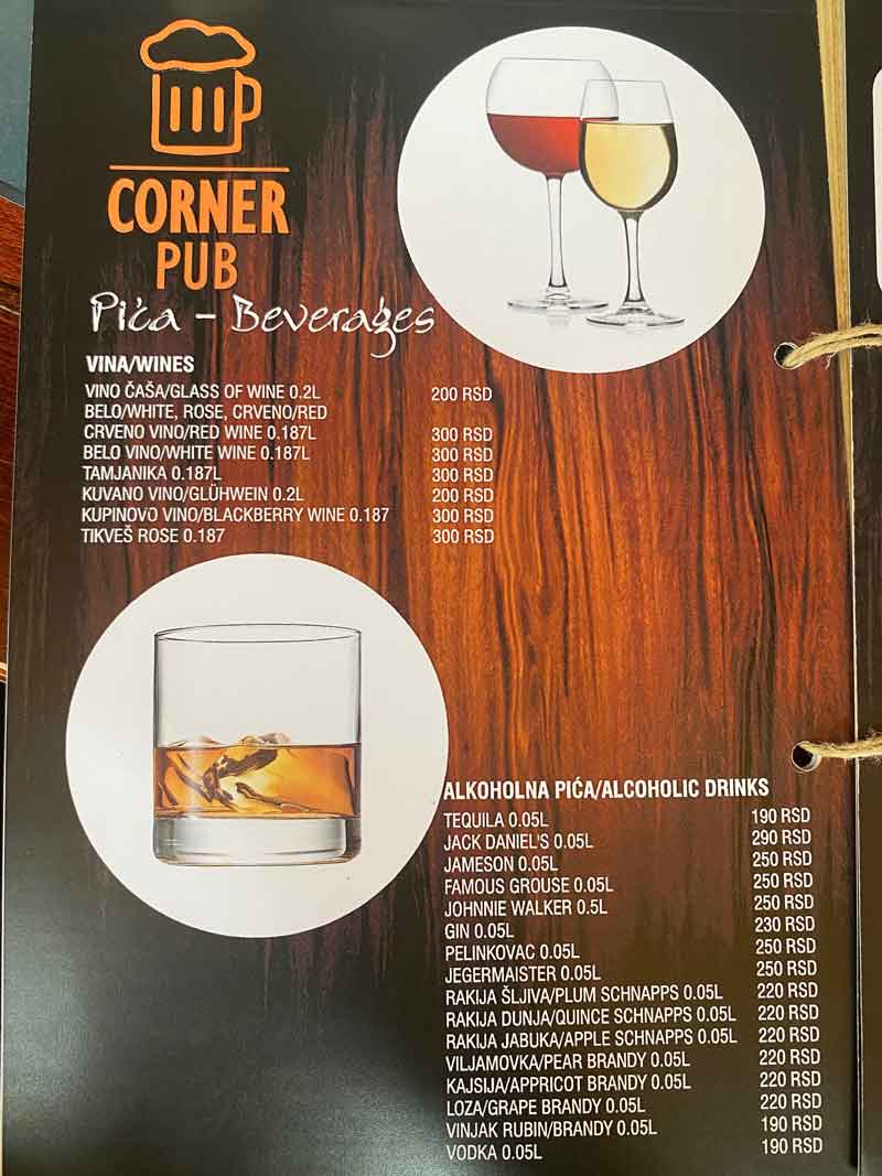 corner pub