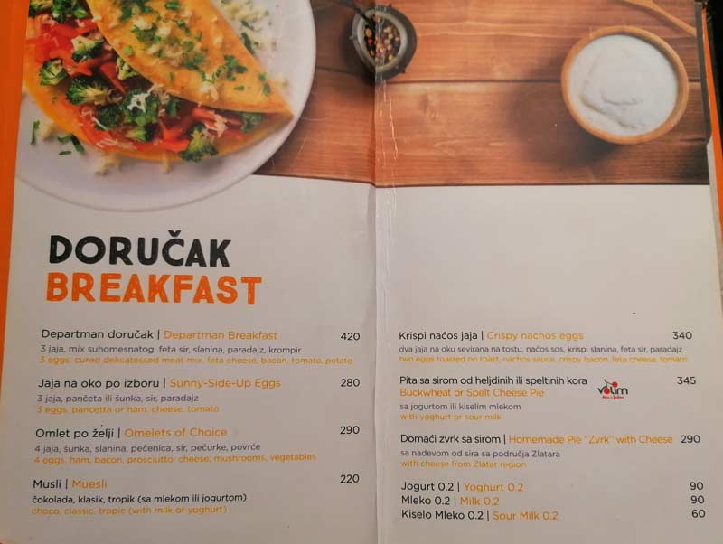 departman restoran