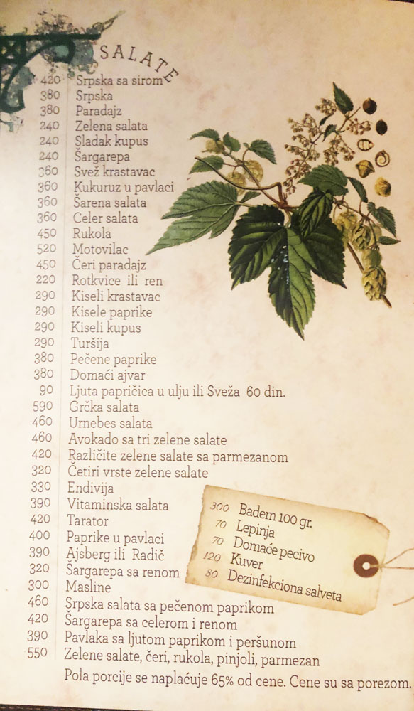 Restoran Frans Cenovnik