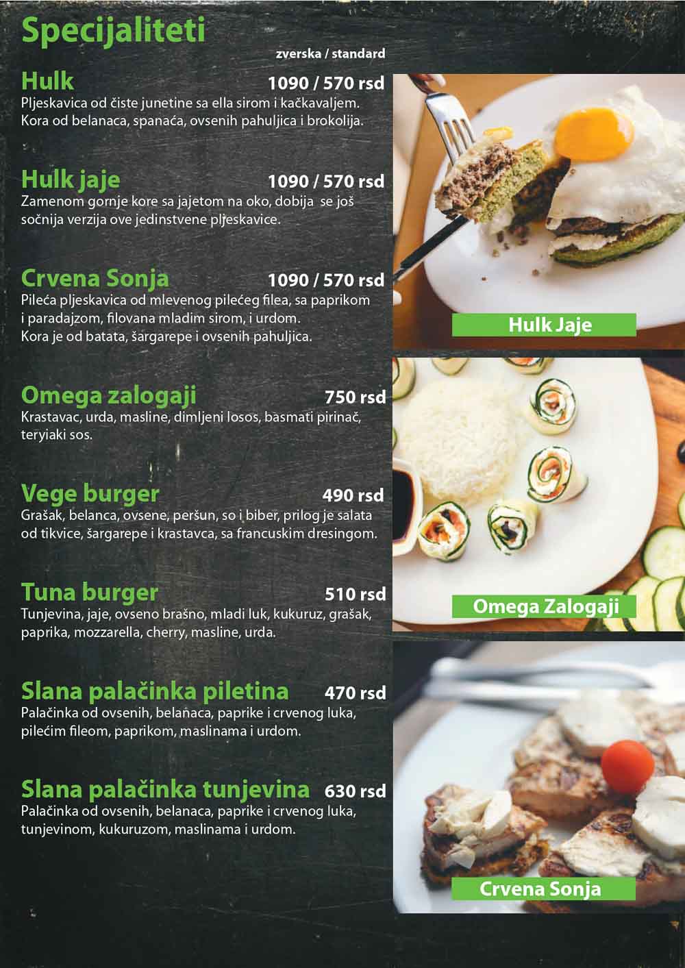 restoran protein cenovnik