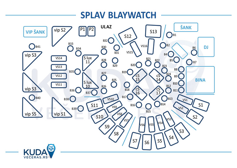 splav blaywatch mapa