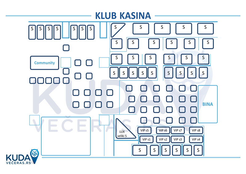 kasina mapa prostora