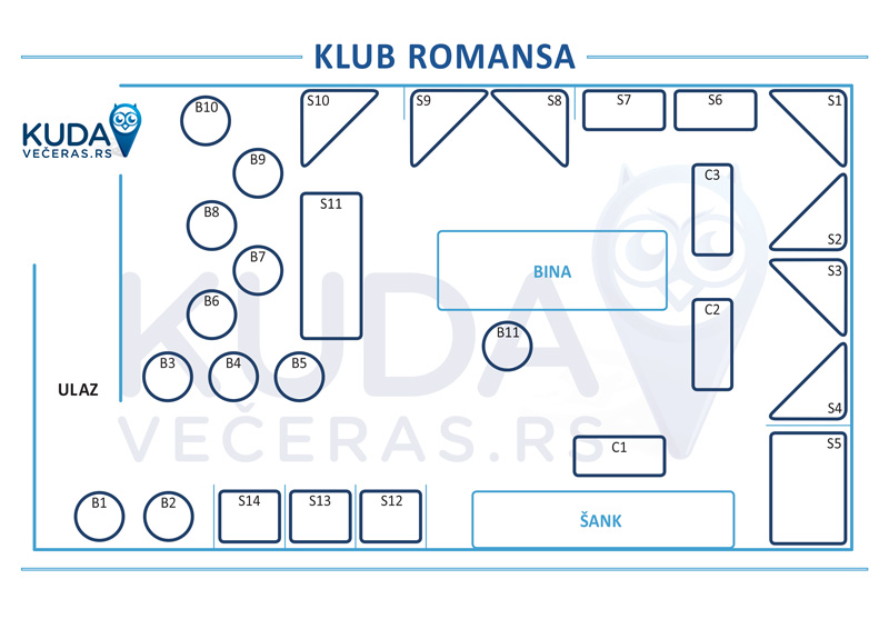 Striptiz klub Romansa Beograd