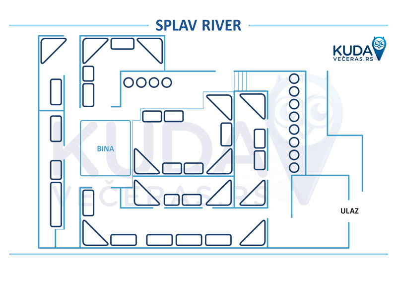 mapa splav river