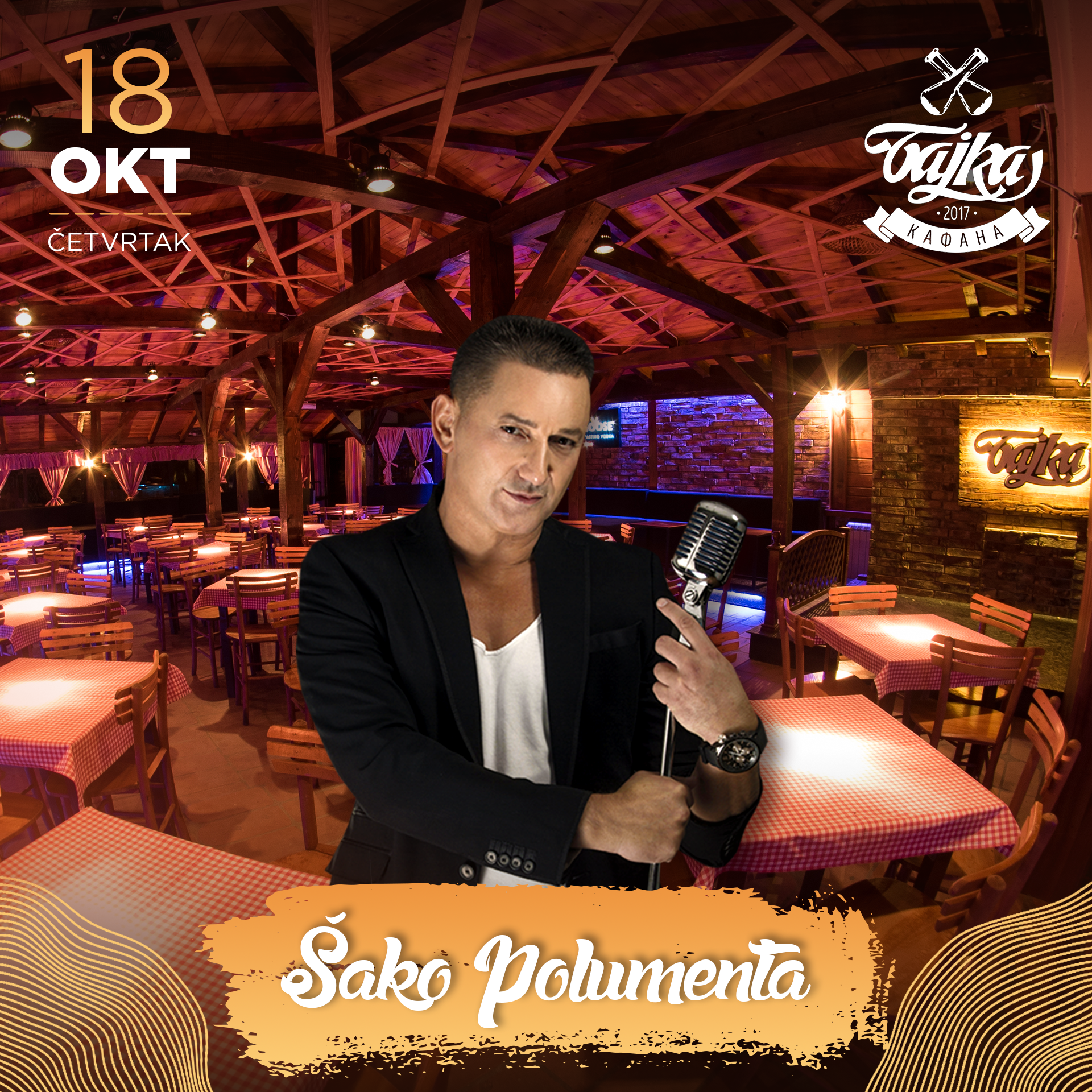 Kafana Bajka četvrtak - Šako Polumenta