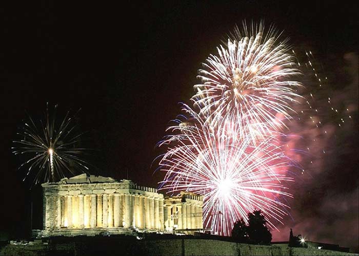 Nova godina 2020 u Atini