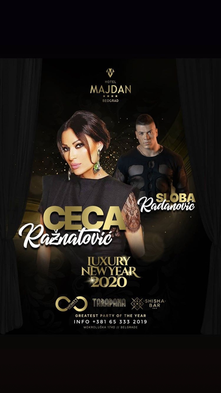  Ceca i Slobodan Radanović u Beogradu za Novi godinu!