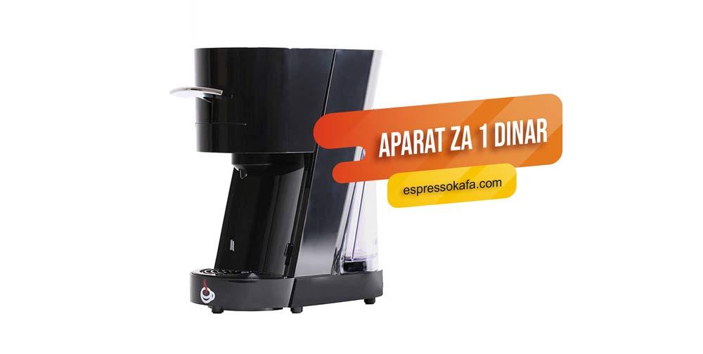 AKCIJA: Espreso aparat za 1 dinar!