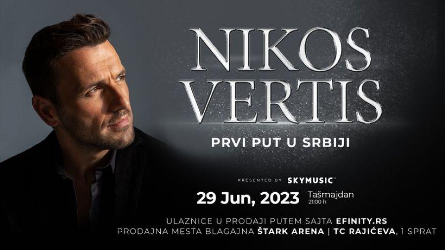 Nikos Vertis po prvi put u Beogradu – veliki koncert na Tašmajdanu