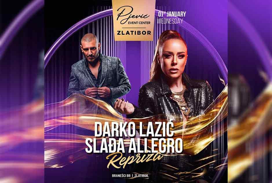 Darko Lazić i Slađa Allegro za fantastičnu reprizu u event centru Pjević!