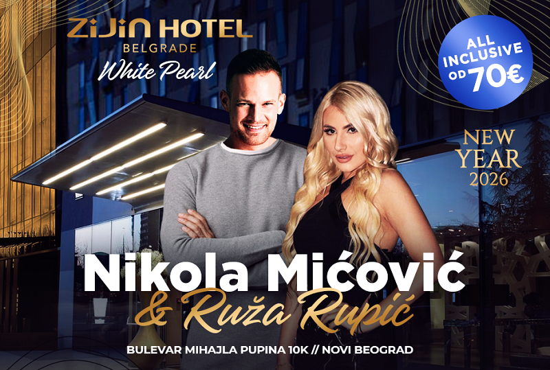 Zijin Hotel Belgrade Nova godina - glamurozan provod za savršen početak 2026.