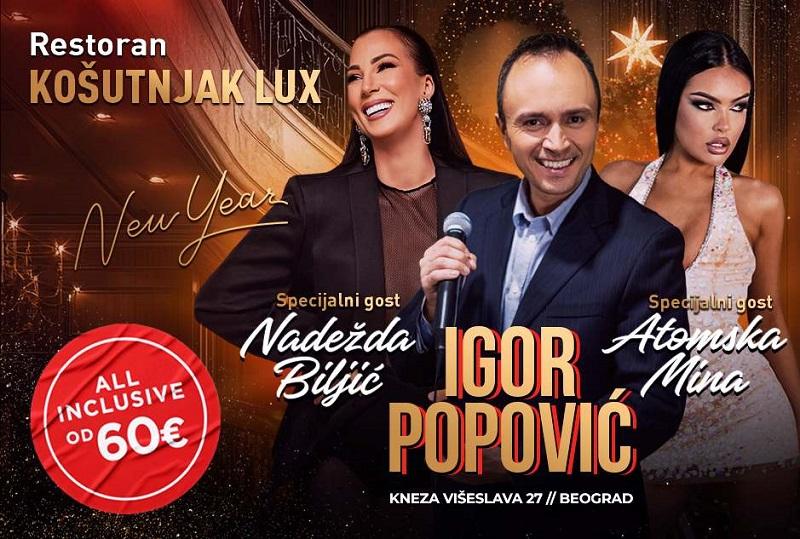 Restoran Košutnjak Lux Nova godina  -  glamurozna proslava na sjajnoj lokaciji