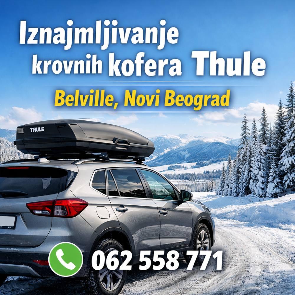 Iznajmljivanje krovnih kofera i nosača THULE – sve na jednom mestu