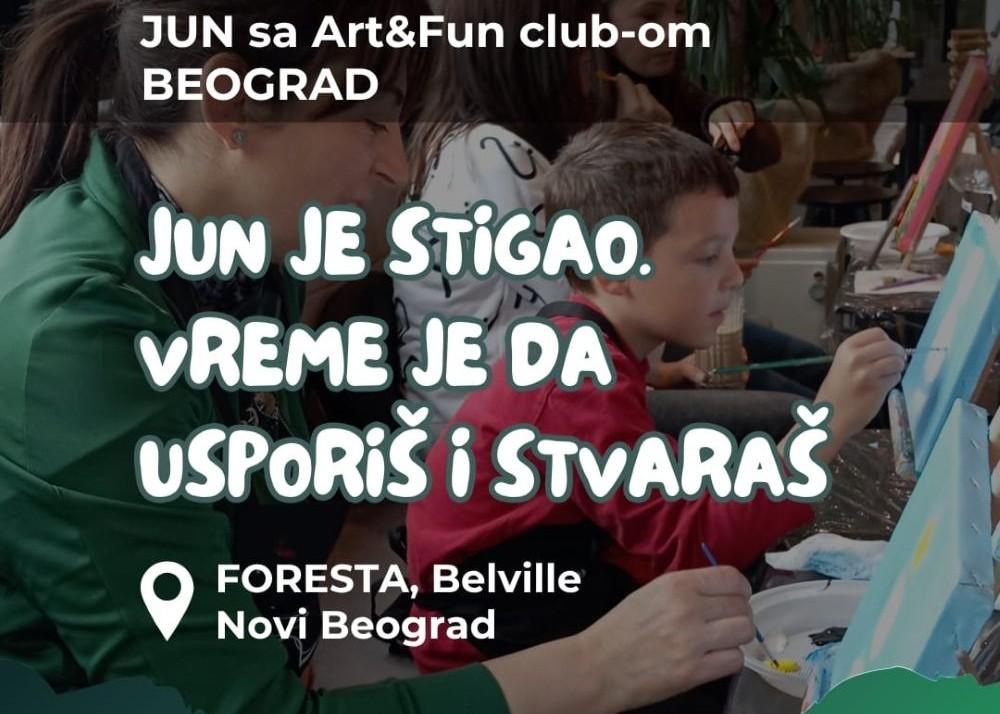 Foresta Belville 7. juna postaje mala slikarska oaza za decu i odrasle