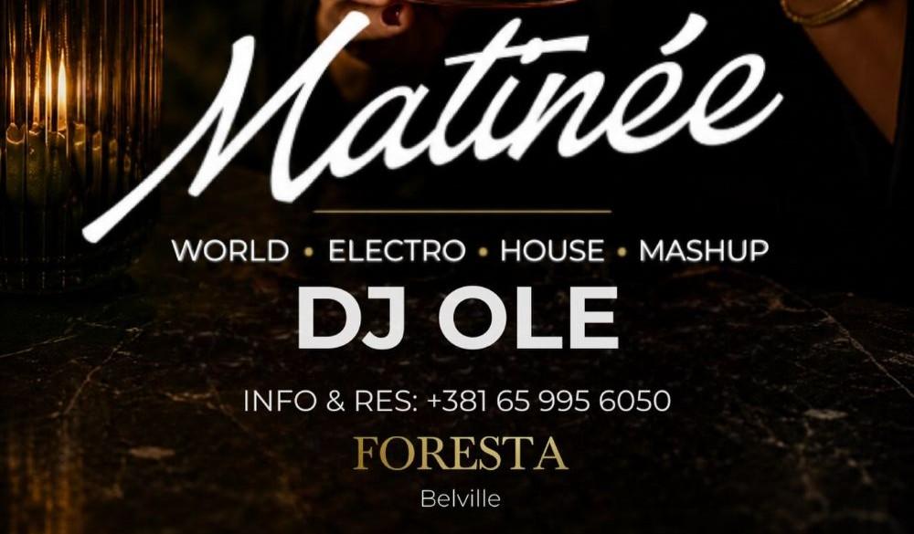 Subotnji matine u Foresti – DJ OLE donosi veče urbanih ritmova i dobre energije