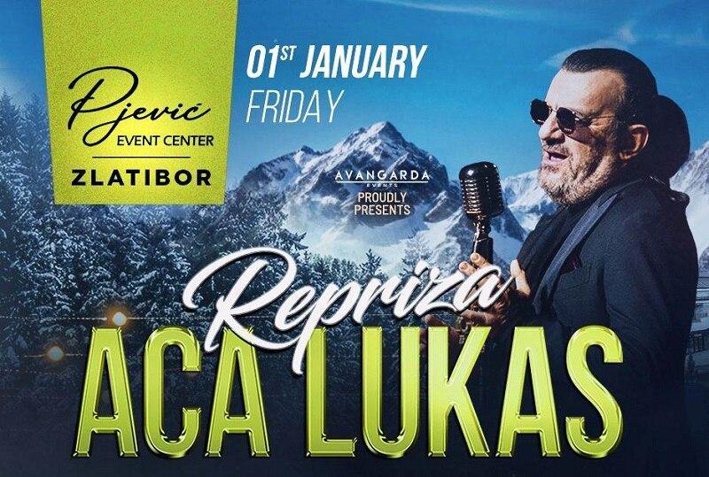 Event Centar Pjević repriza Nove godine 2027 - sjajno veče uz Acu Lukasa