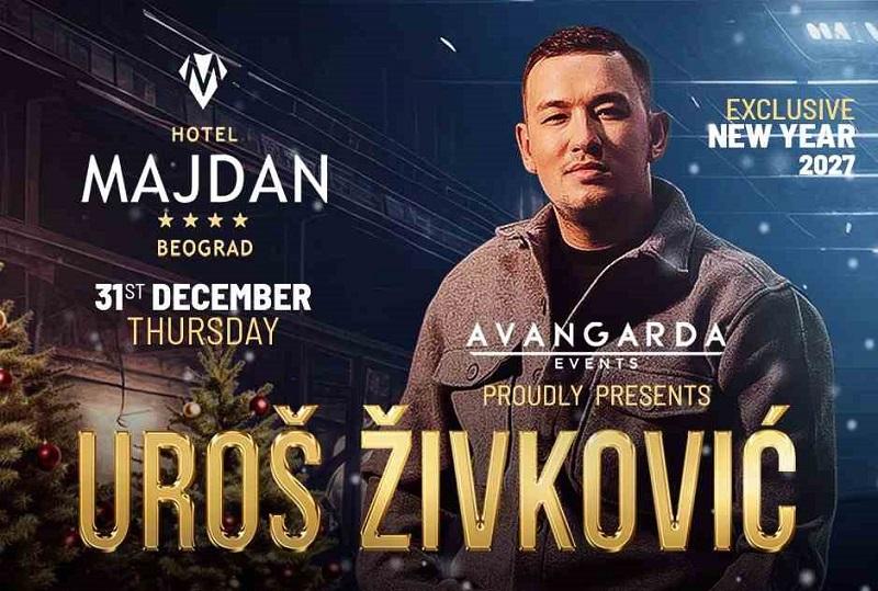 Uroš Živković Nova godina 2027 – Ekskluzivno novogodišnje veče u hotelu Majdan