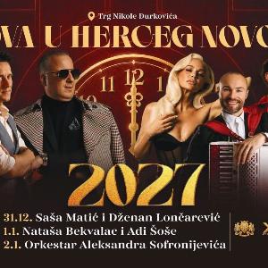 Nova godina u Herceg Novom 2027 – tri dana koncerata i pet velikih muzičkih zvezda Kuda Veceras