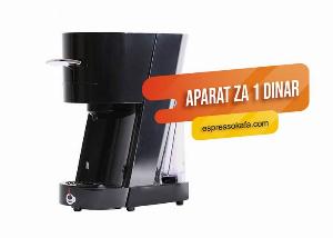 AKCIJA: Espreso aparat za 1 dinar!