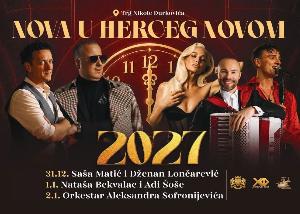 Nova godina u Herceg Novom 2027 – tri dana koncerata i pet velikih muzičkih zvezda