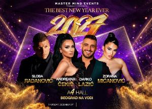 A4 Beograd na vodi Nova godina 2027 – Sloba, Darko, Andreana i Zorana - četiri velika imena za premijerni doček