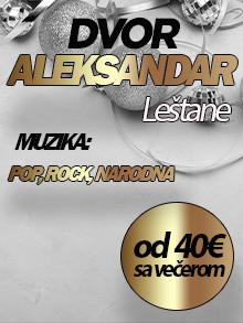 Restoran Dvor Aleksandar Leštane Doček Nove godine