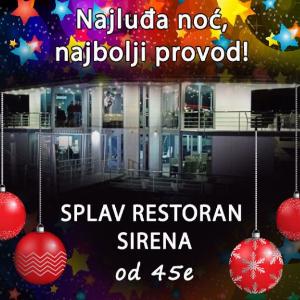 raft restaurant sirena New Year's Eve