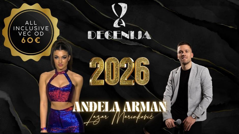 Hotel restoran Decenija Nova godina 2026