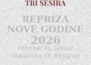 Restoran Tri šešira repriza dočeka Nove godine