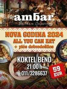  Restoran Ambar Nova godina Kuda Veceras