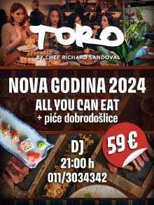  Toro Latin GastroBar Nova godina Kuda Veceras