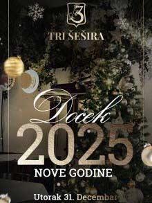  Restoran Tri Šešira Nova godina Kuda Veceras