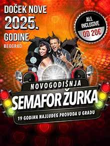  Semafor Žurka doček Nove godine Kuda Veceras