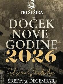  Restoran Tri Šešira Nova godina Kuda Veceras
