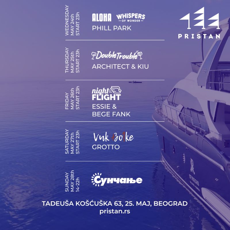 Pristan nedeljni program